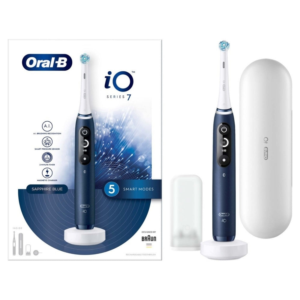 Oral-B iO 7 Rechargeable Toothbrush - Navy Blue