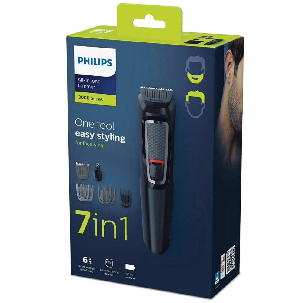 Philips MG3720 Men's Grooming Kit 7-in-1 Hair & Beard Trimmer